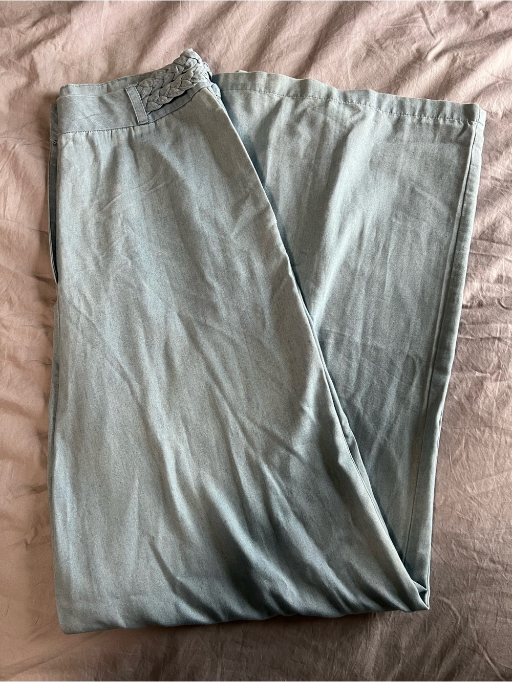 Gianni Bini Light Sage Pull-On Chinos
